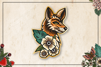 (FOR KS BACKERS ONLY) Enamel Fox Pin