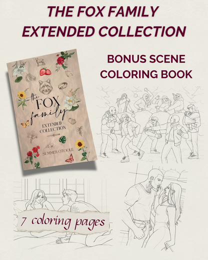 Fox Family Bonus Scenes & Spicy Coloring Book | Extended Collection | Dark Mafia Romance Gift