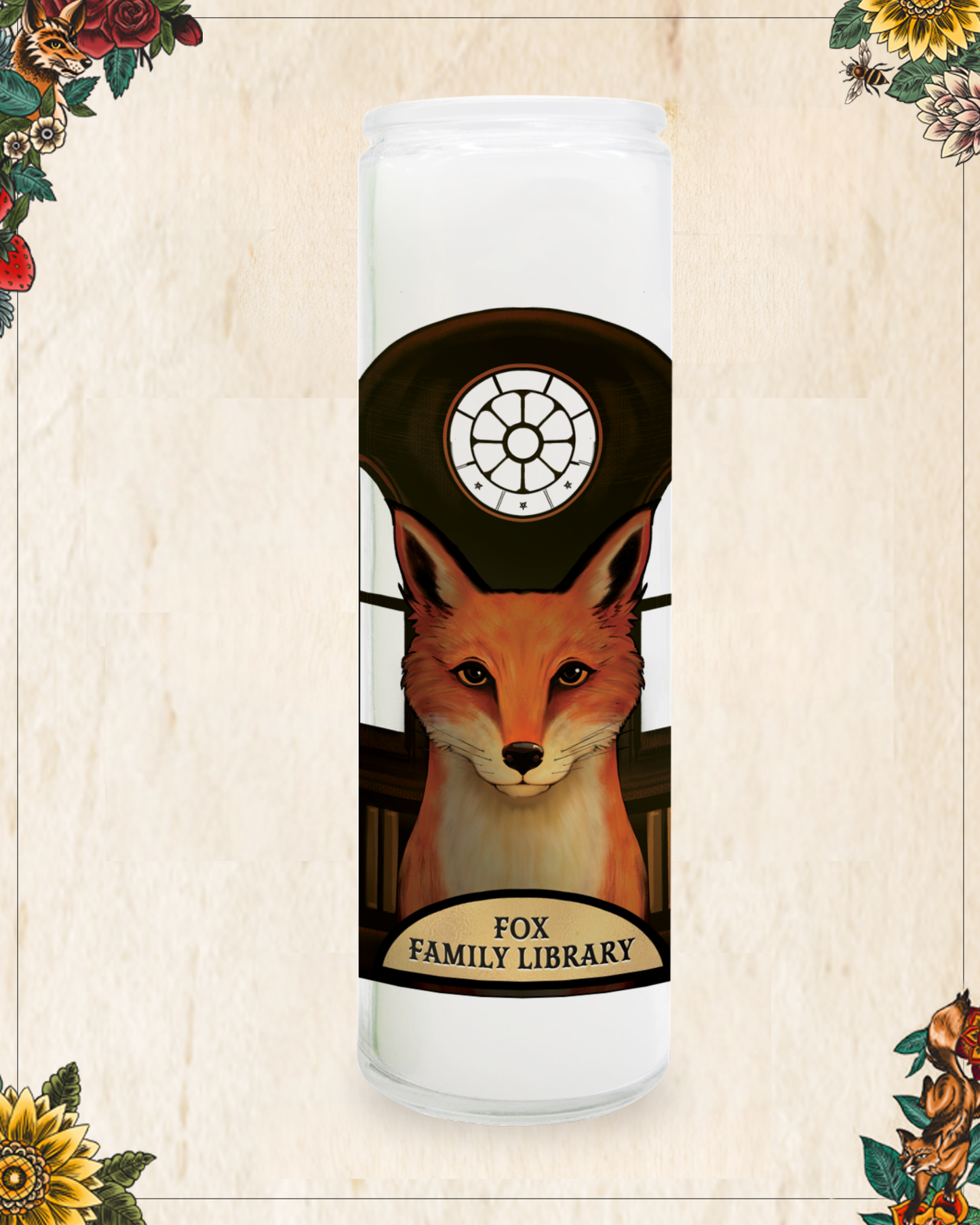 (FOR KS BACKERS ONLY) Fox Family Library Candle **Limited Stock**