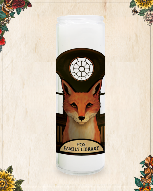 Fox Family Library Candle **Limited Stock**
